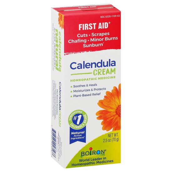 Boiron First Aid Calendula Cream Homeopathic Medicine (2.5 oz)