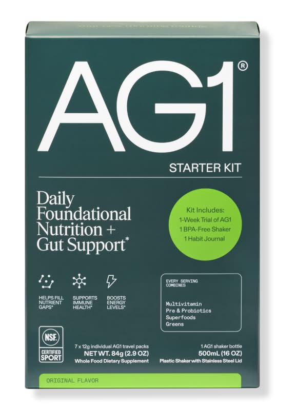 AG1 Start Here Kit Multivitamin Greens Powder