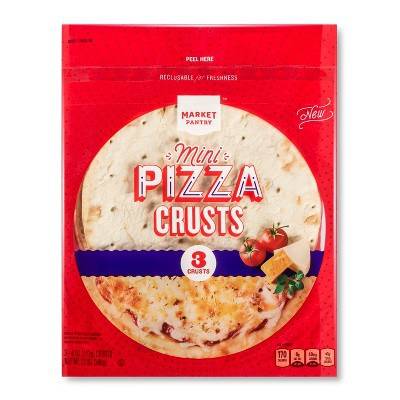 Market Pantry Mini Pizza Crusts (3 pack, 4 oz)