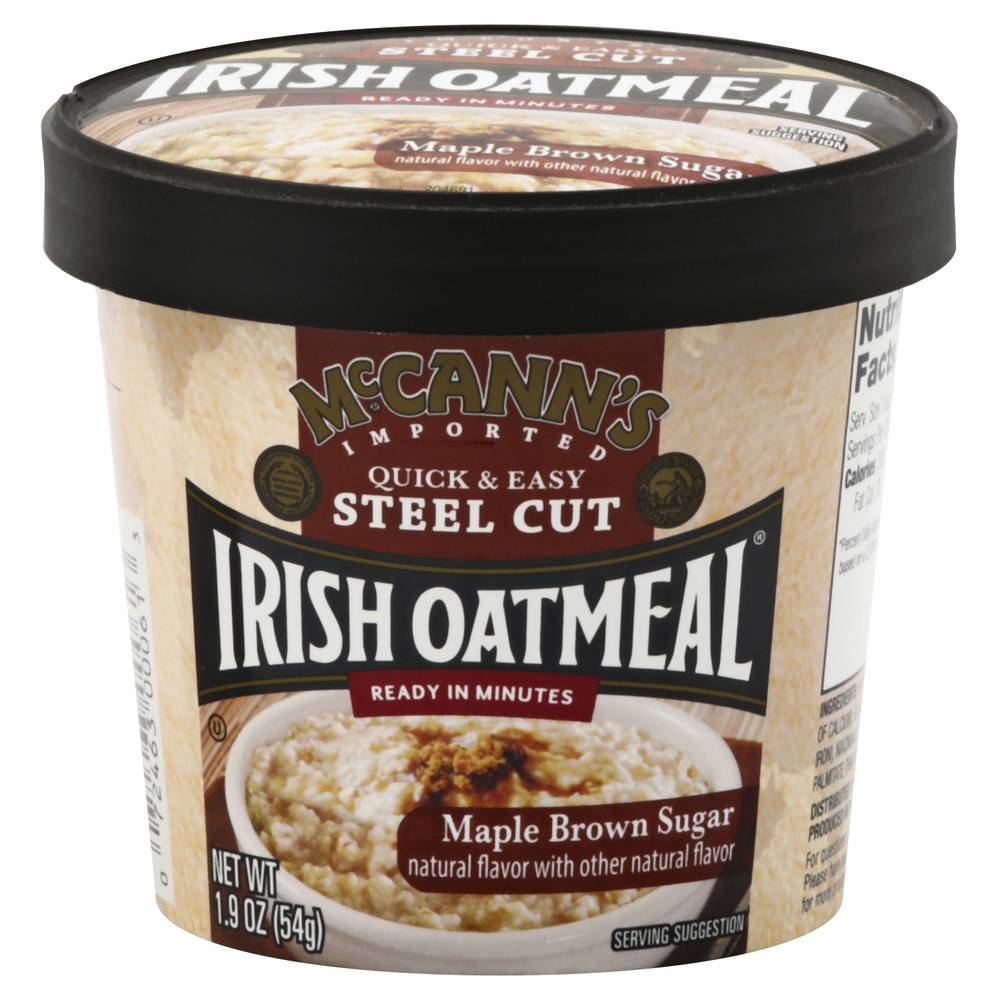 McCann's Steel Cut Maple Brown Sugar Irish Oatmeal (1.9 oz)