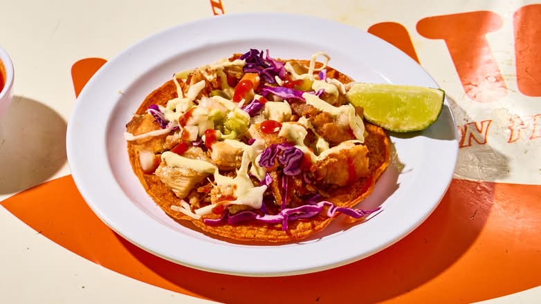 Crispy Chicken Tinga Taco.