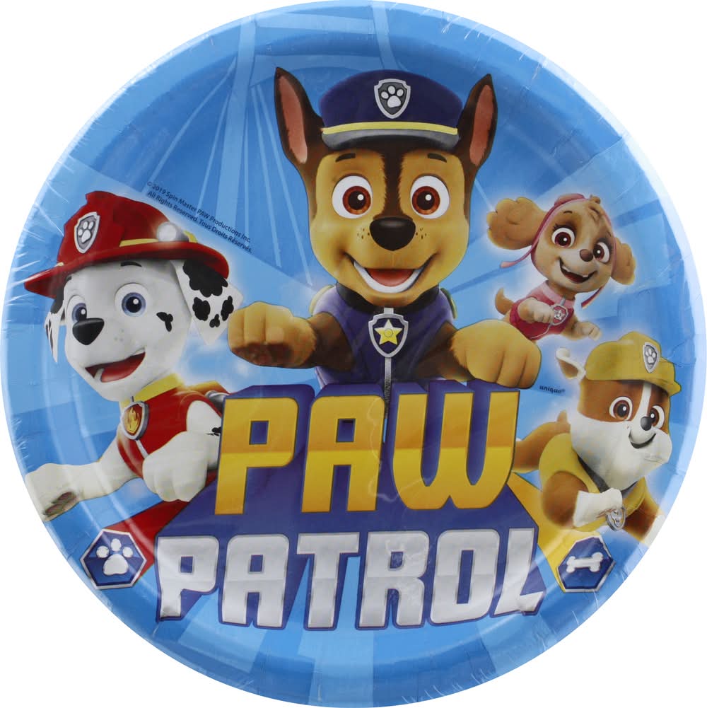 Unique Paw Patrol Plates (0.4 oz)