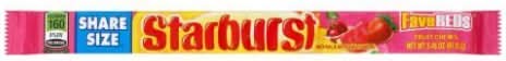 Starburst Favereds Fruit Chews Candy, Assorted (3.45 oz)