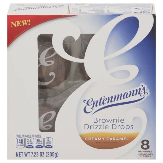 Entenmann's Brownie Drizzle Drops (creamy caramel)