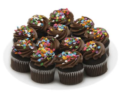Bakery Cupcake Chocolate Chocolate Iced 12 Count - Unit