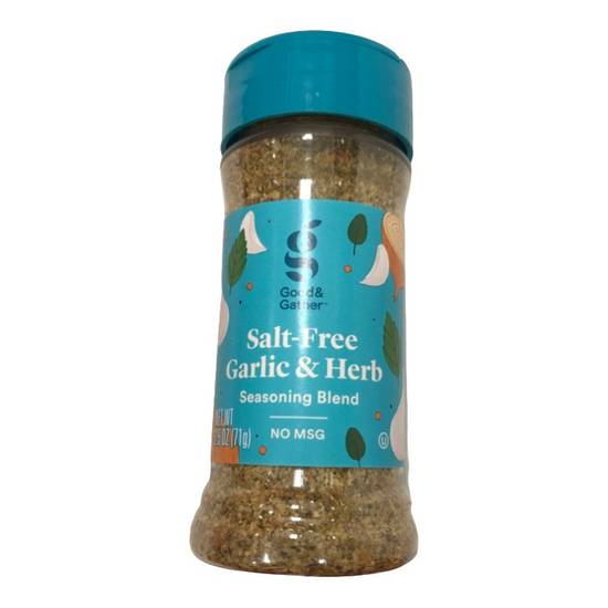 Good & Gather Salt Free Garlic & Herb Seasoning Blend