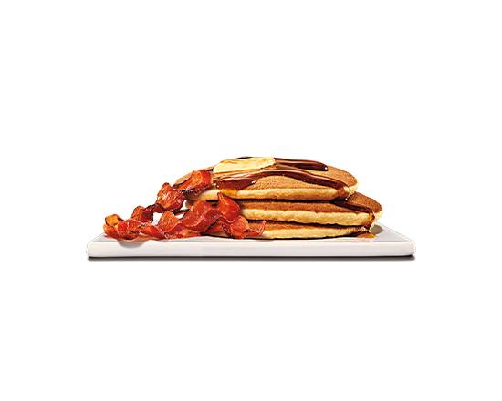 Pancakes Platter with Bacon