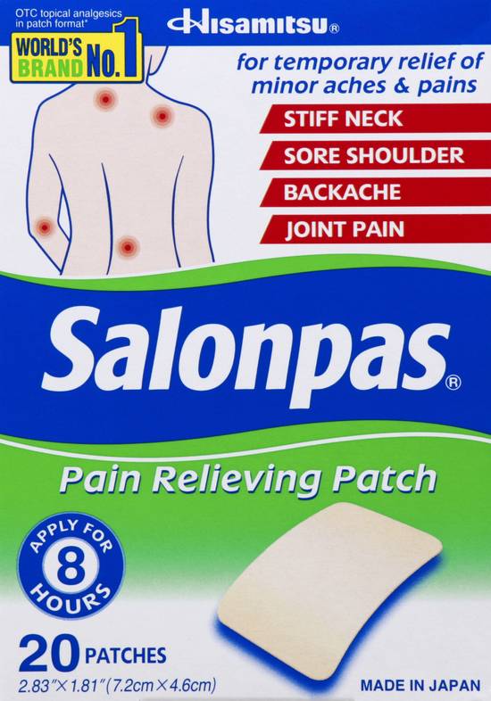 Salonpas Pain Relieving Patches (20 ct)