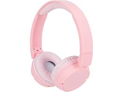 Altec Lansing Kid-Safe 2-in-1 Wireless On-Ear Headphones, Bluetooth (pink)