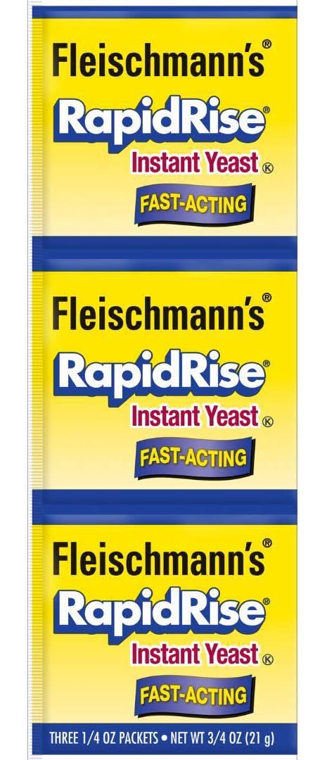Fleischmann's RapidRise Yeast - 0.25oz/3ct