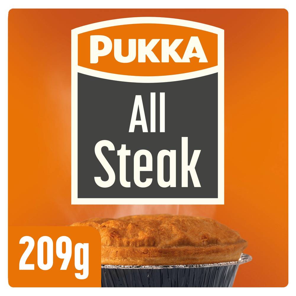 Pukka Pies All Steak Pie 209g