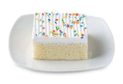 Ready Meals Gold With White Frosting Cake Slice - Each