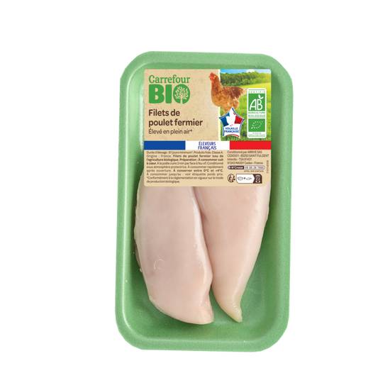 Carrefour Bio - Filet de poulet fermier