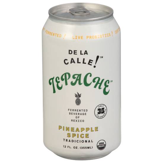 De La Calle! Tepache Tradicional Pineapple Spice Beverage (12 fl oz)