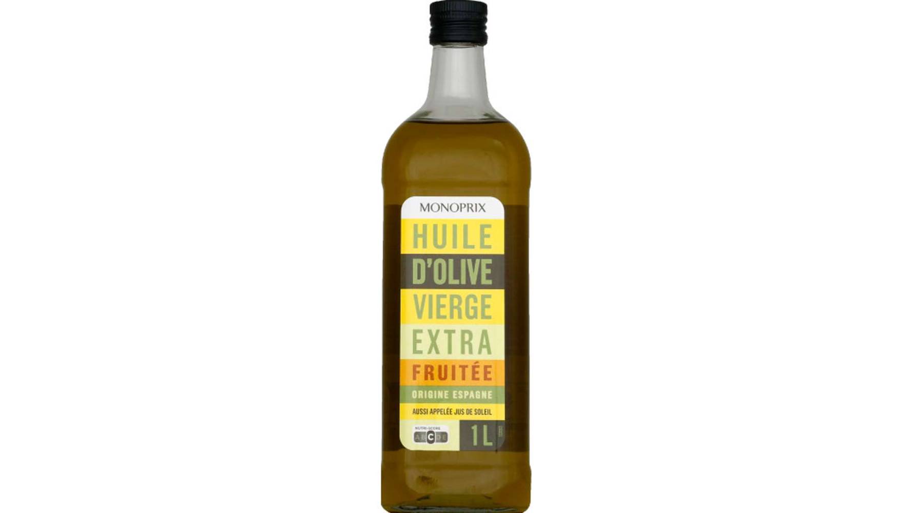 Monoprix Huile d'olive vierge extra fruitée La bouteille de 1L