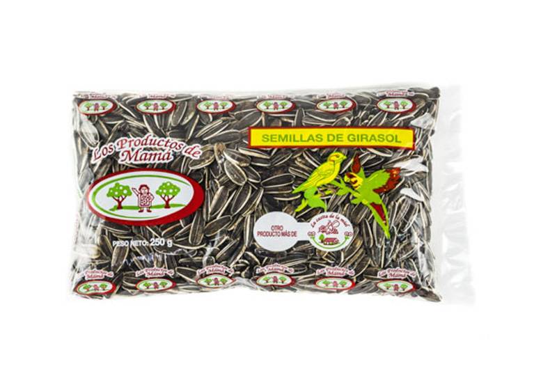Los productos de mamá alimento aves semillas de girasol (250 g)
