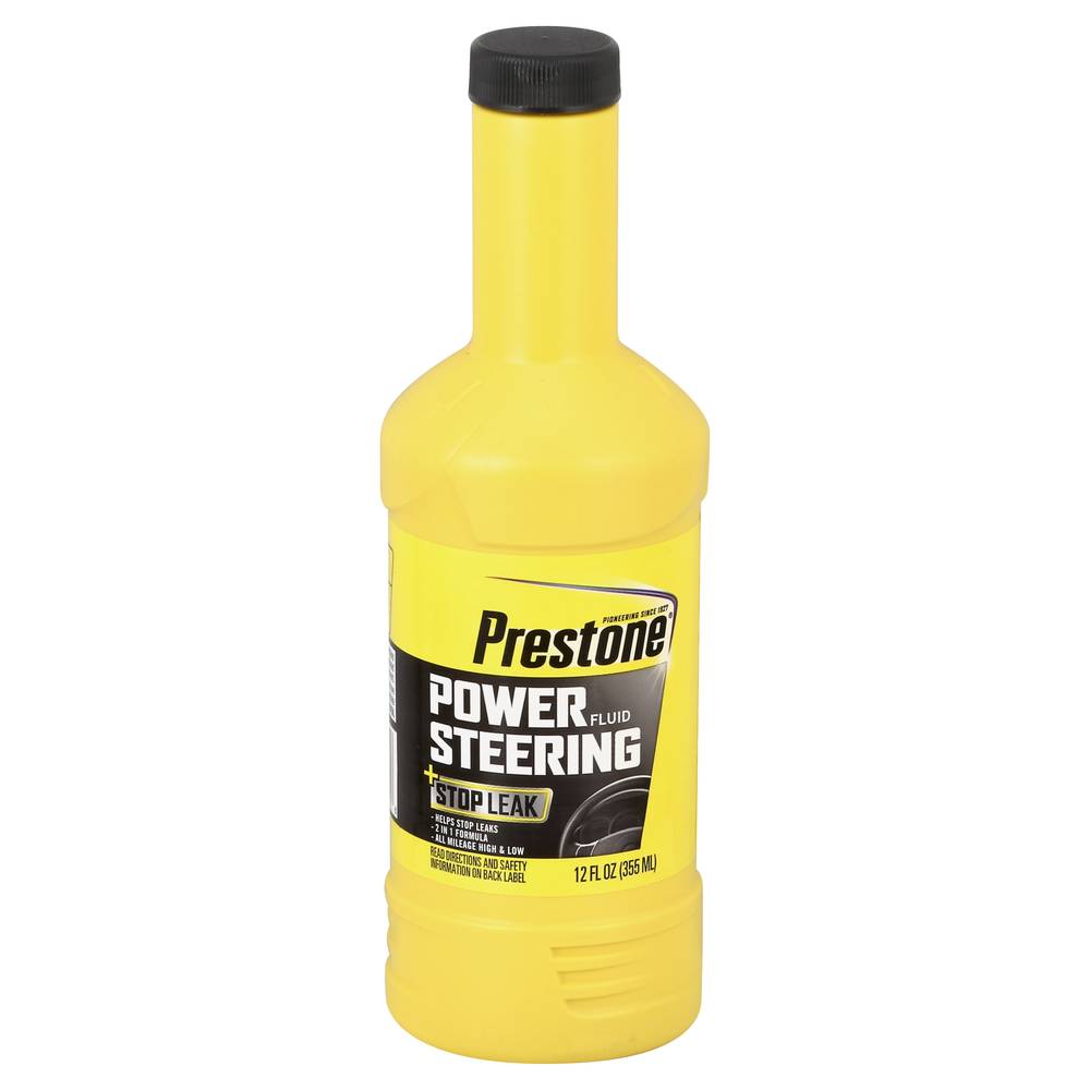 Prestone Power Steering Fluid + Stop Leak (12 fl oz)