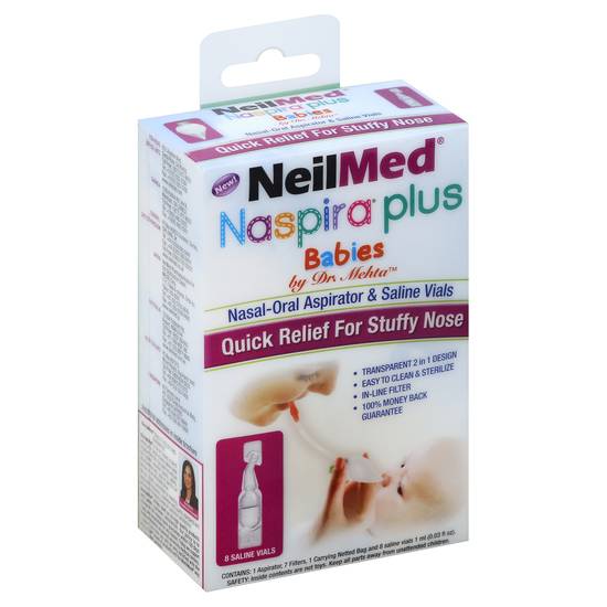 Neilmed Nasal-Oral Aspirator & Saline Vials ( 8 ct )