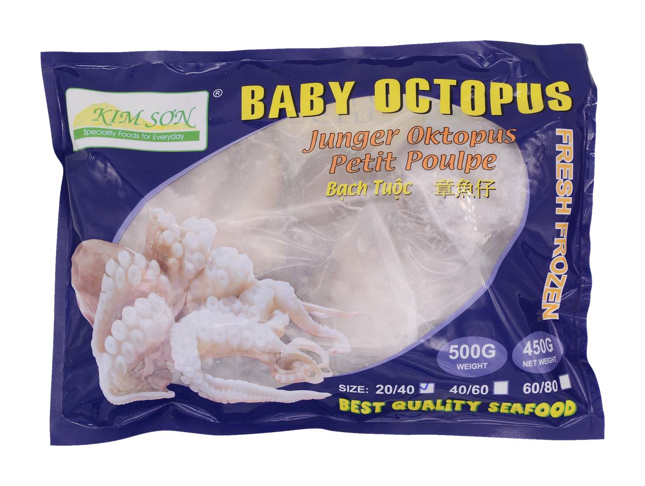 Kim Son Baby Octopus 20/40 Size (500g)