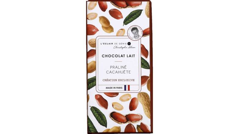L'Eclair de Génie Chocolat noir praliné cacahuète La tablette de 90g