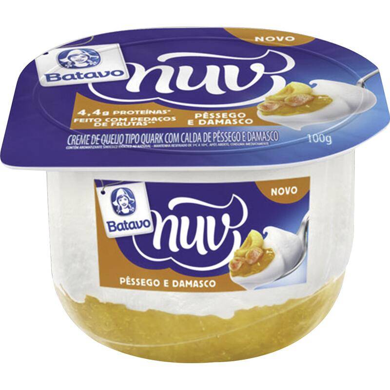 Batavo creme de queijo quark pêssego e damasco nuv (100 g)