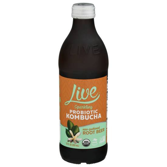 Live Sparkling Probiotic Kombucha Root Beer (12 fl oz)