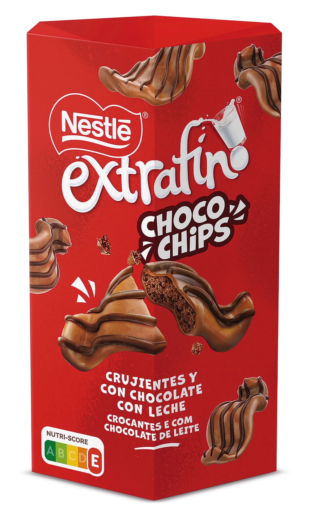 Cereales Crujientes Con Chocolate Con Leche Choco Chips Nestlé Caja 115 G