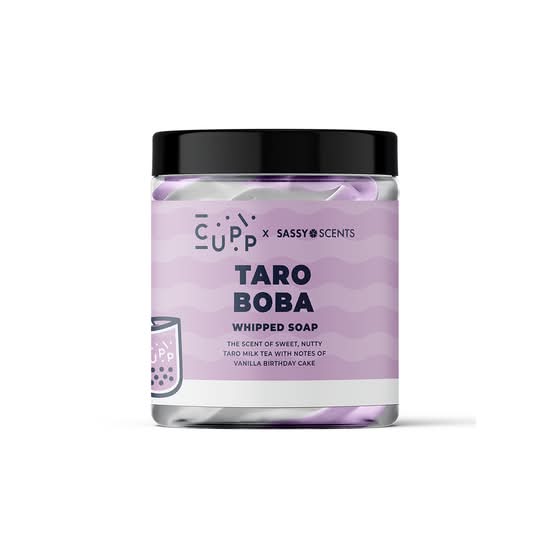Taro Boba Whipped Soap