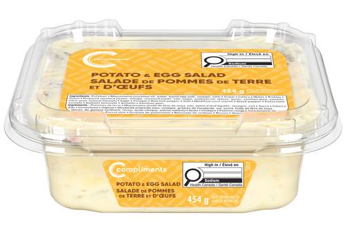 Compliments Salade De Pommes De Terre Et D'Oeufs 454 G / Compliments Salad Potato & Egg 454 g