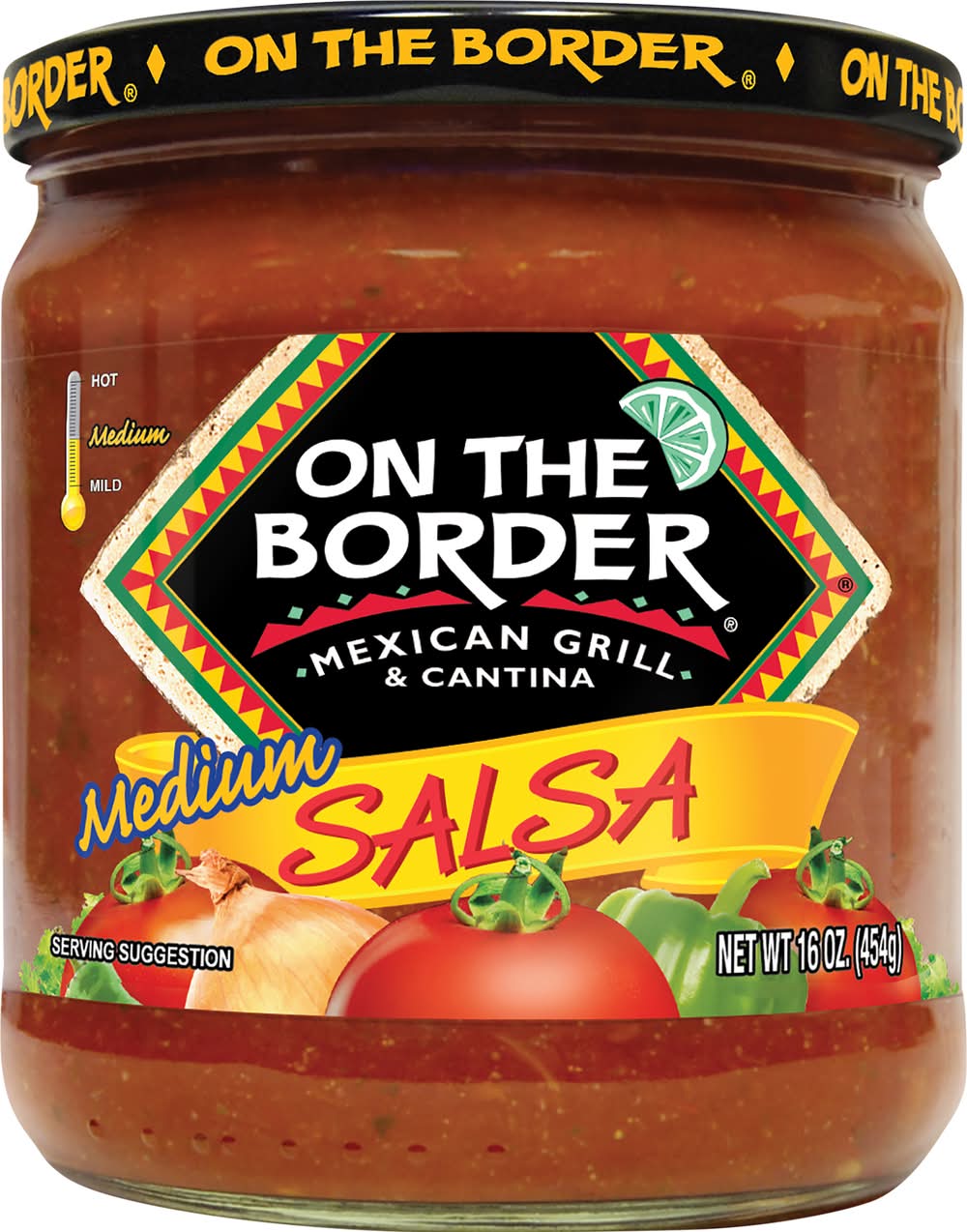 On the Border Medium Salsa (16 oz)