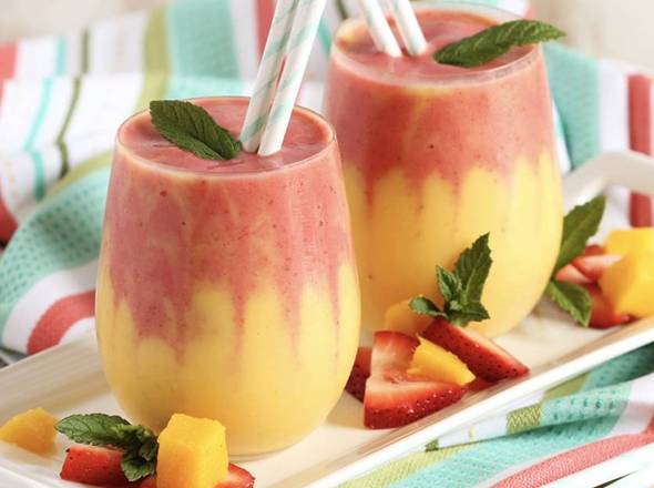 Mango Strawberry Smoothie