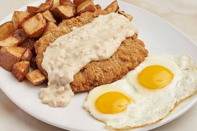 Country-Fried Steak & Eggs