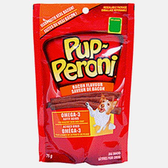 Pup-Peroni Pup-Peroni Gâteries Originale Avec Bacon (75g)