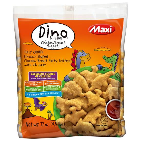 Yummy Dino Buddies Dinosaur Chicken Breast Nuggets