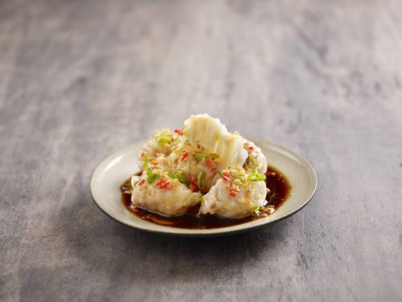 E3 Prawn and Chicken Wonton with Chili Oil (4Pc)