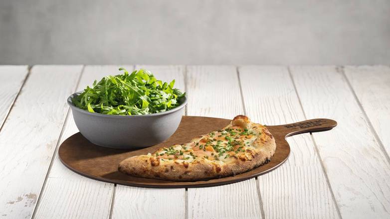 Pizzette Nordique et salade d'accompagnement