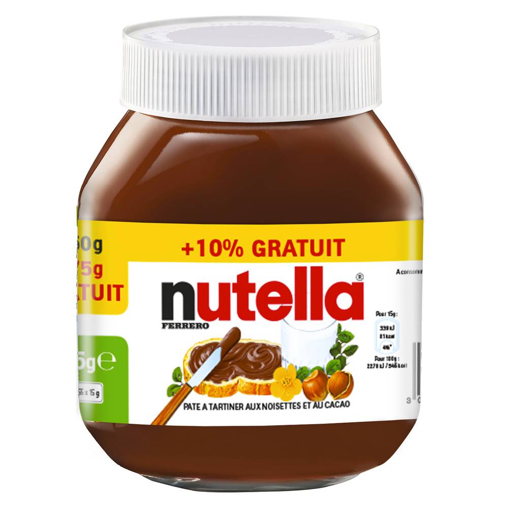 Nutella - Pâte à tartiner aux noisettes et au cacao