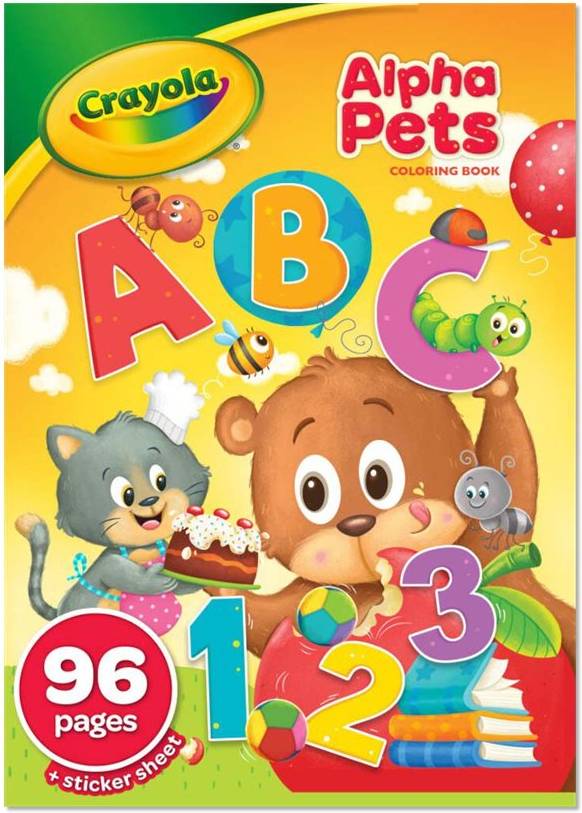 Crayola Alpha Pets Coloring Book