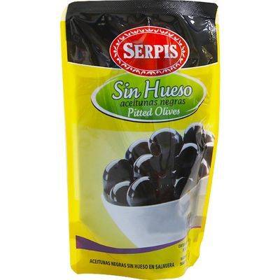 SERPIS Aceitunas Negra S/Hueso 170g R-320020