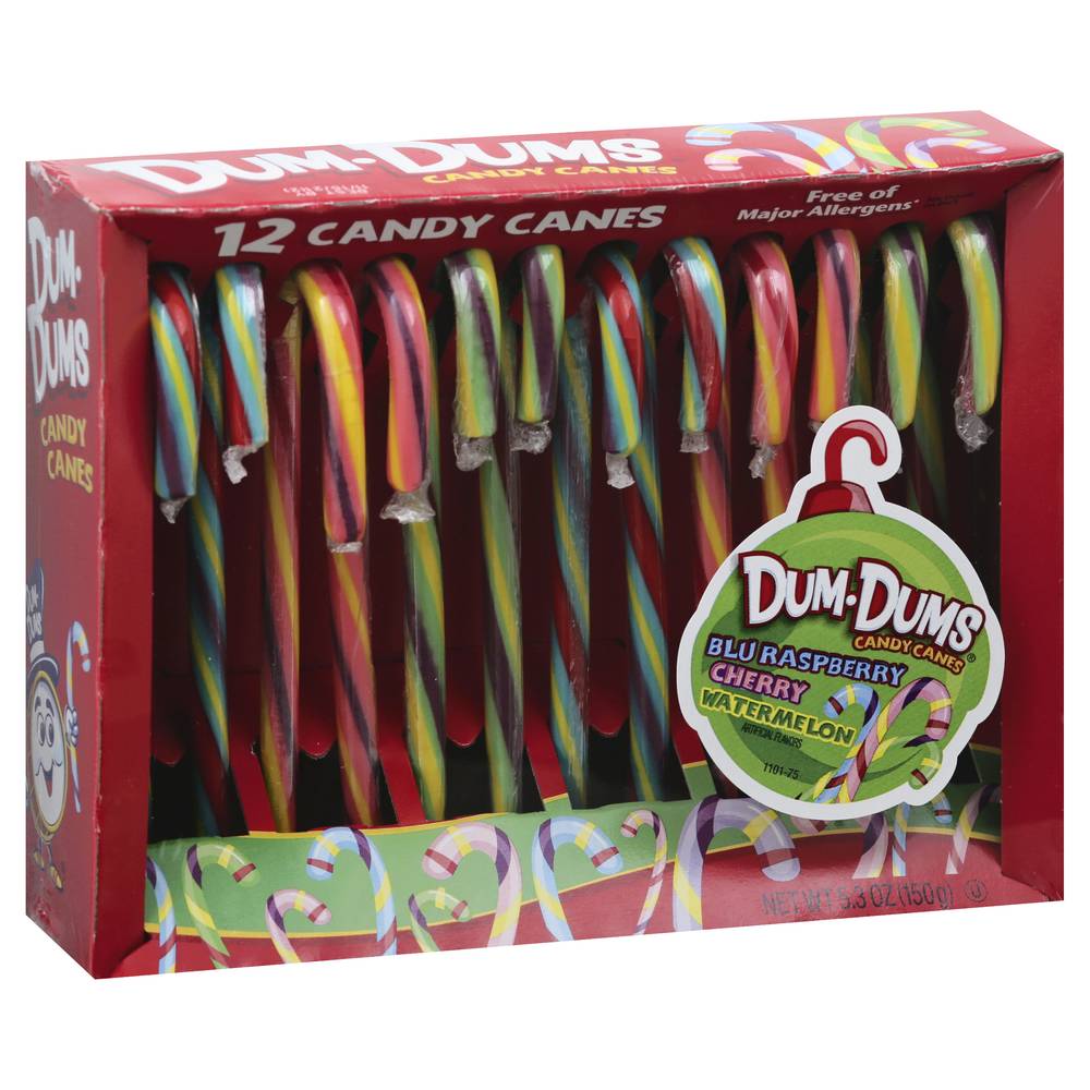 Dum Dums Multiflavor Candy Canes (5.3 oz)