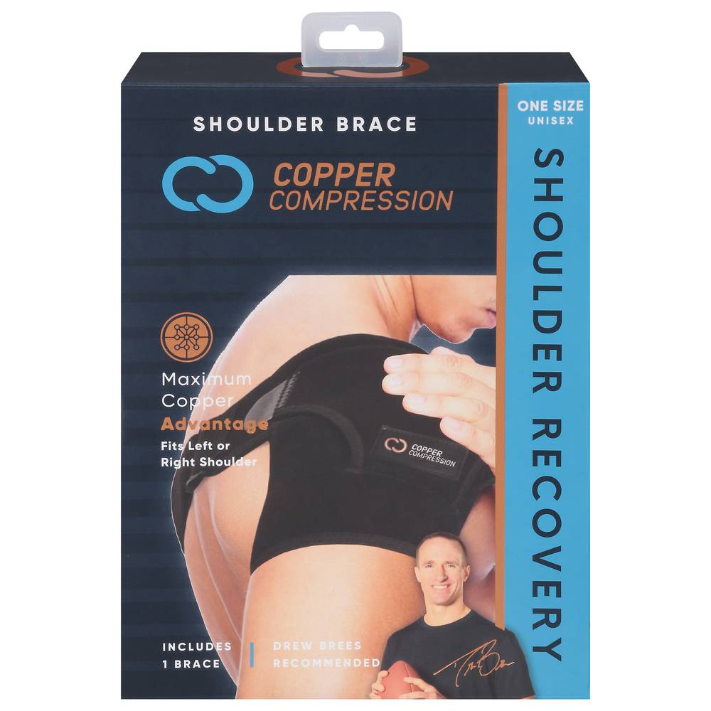 Copper Compression Unisex Advantage Shoulder Brace, One Size