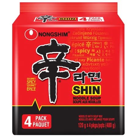 Nongshim Shin Spicy Noodle Soup Mix (120 g)