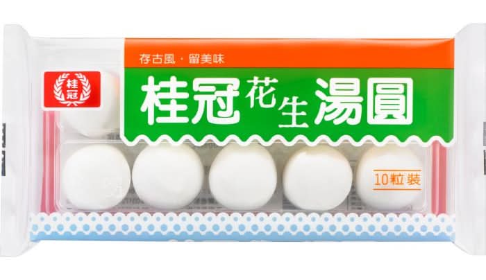 桂冠花生湯圓
