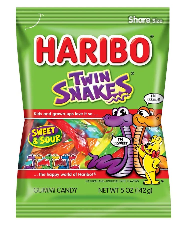 Haribo Twin Snakes Sweet Sour
