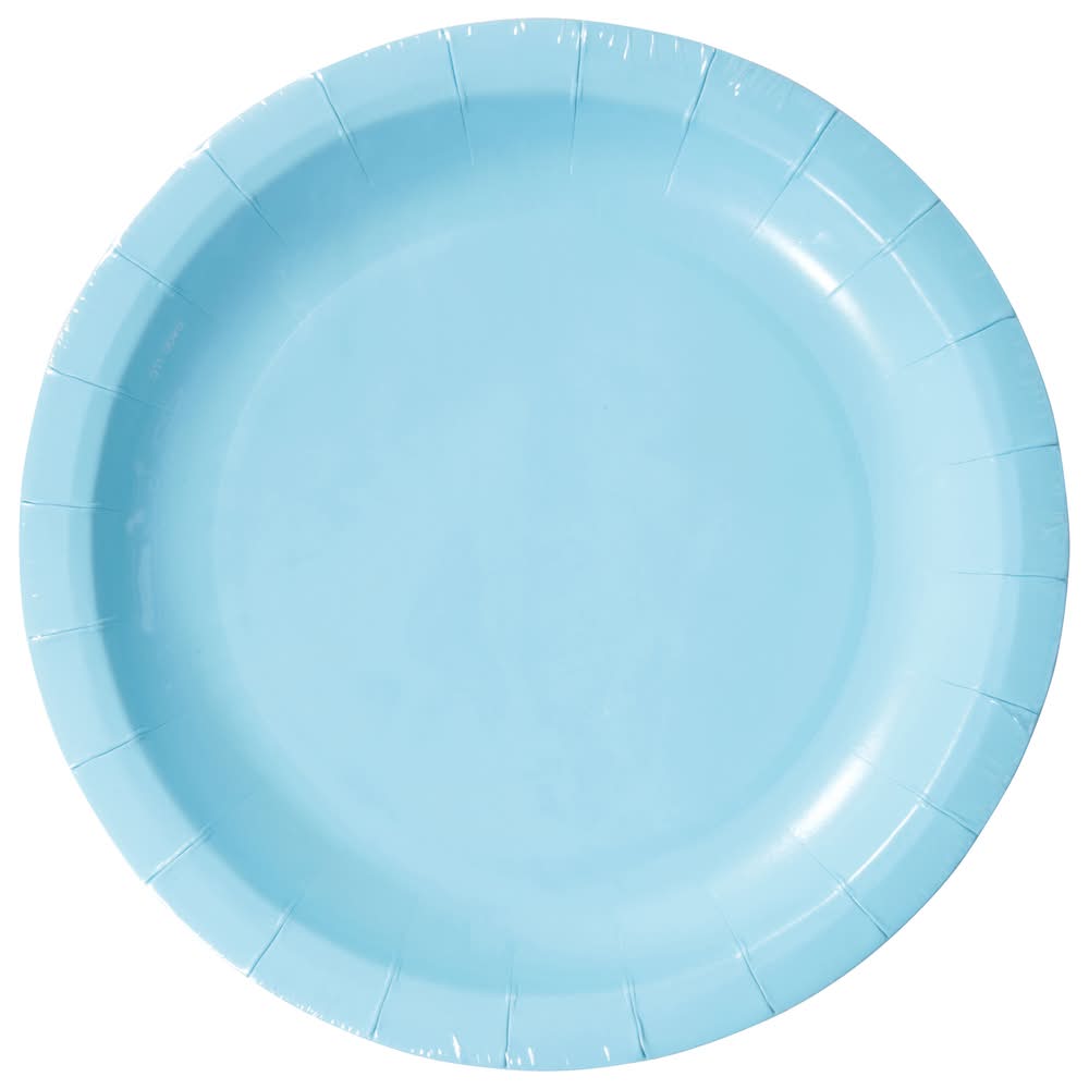 American Greetings Plates, 7", Pastel Blue (10 ct)