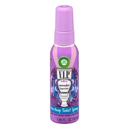Air Wick V.i.p. Lavender Superstar Pre-Poop Toilet Spray (1.8 fl oz)