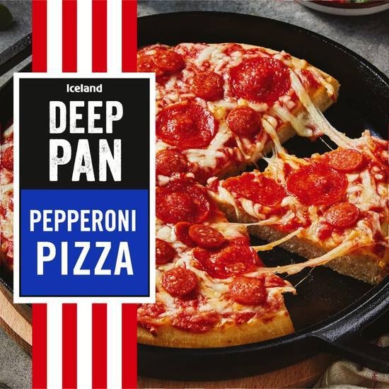 Iceland Non Pmp 378g Deep Pan Pepperoni Pizza