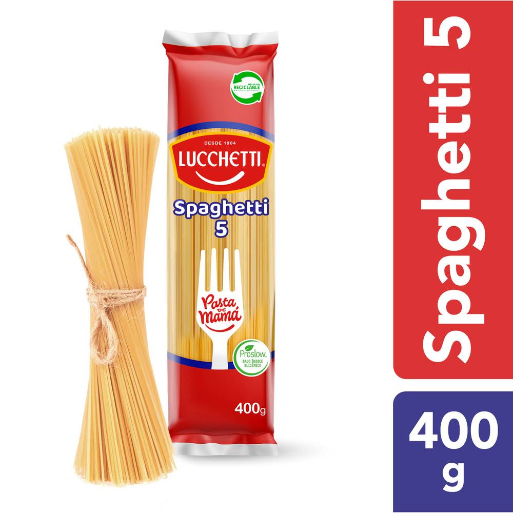 Lucchetti spaghetti n° 5 (bolsa 400 g)