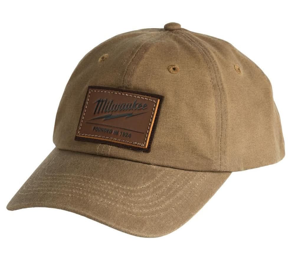 Milwaukee Waxed Canvas Adjustable Hat-Khaki