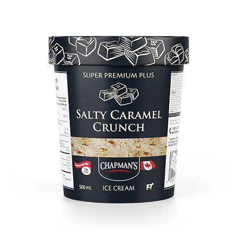Chapman's Super Premium Plus Crunch Ice Cream (salty caramel)